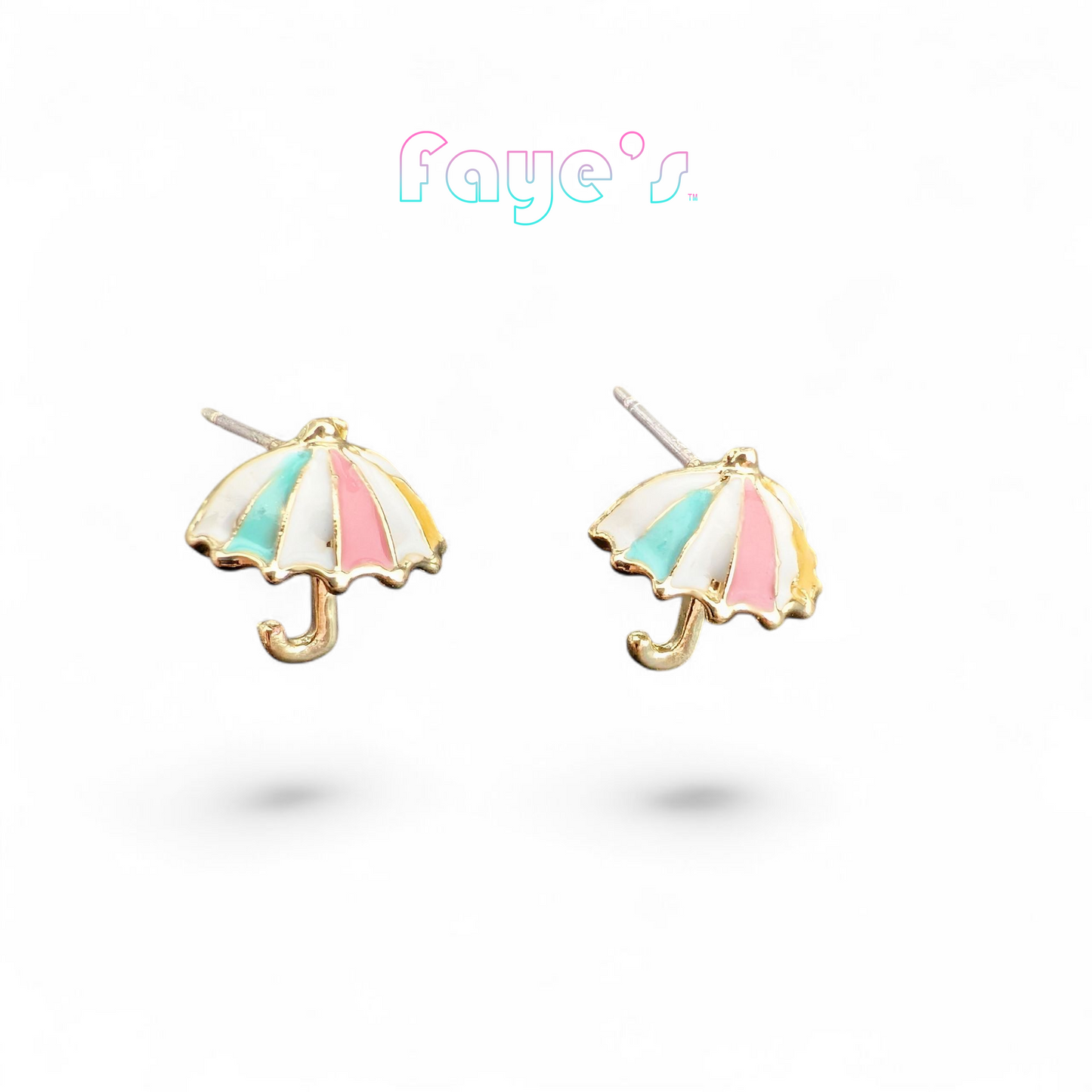 レインボーアンブレラピアス