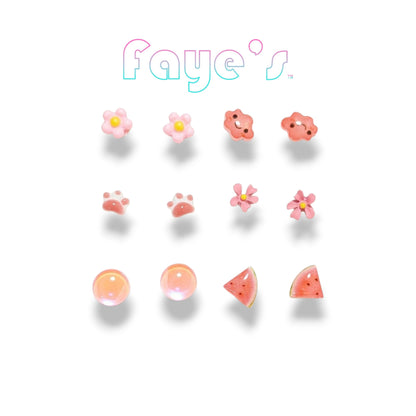 ハッピーチャーム ピアスセット