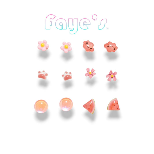 ハッピーチャーム ピアスセット