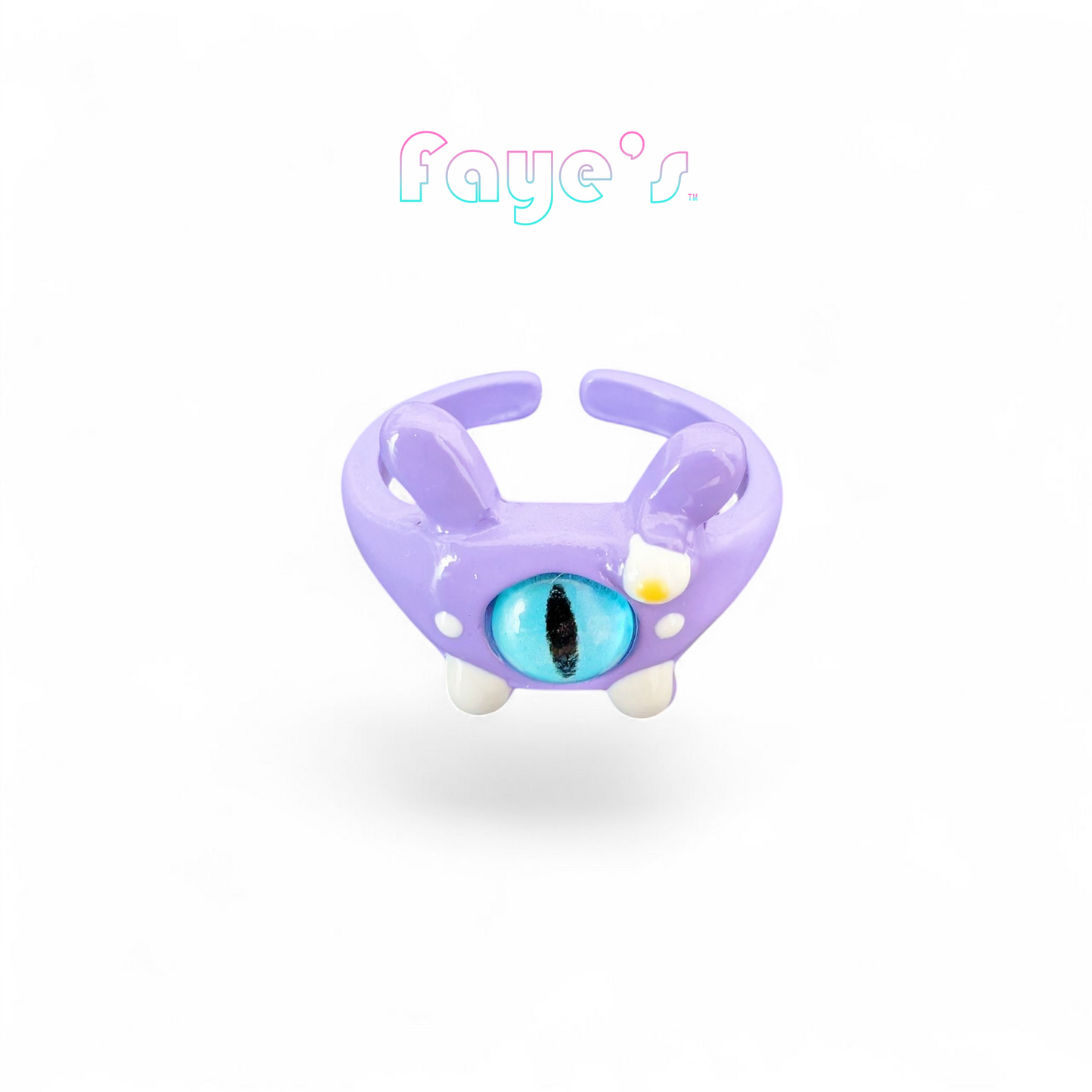 Little Monster Eye Ring ① (Purple)