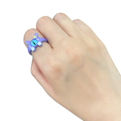 Little Monster Eye Ring ① (Purple)