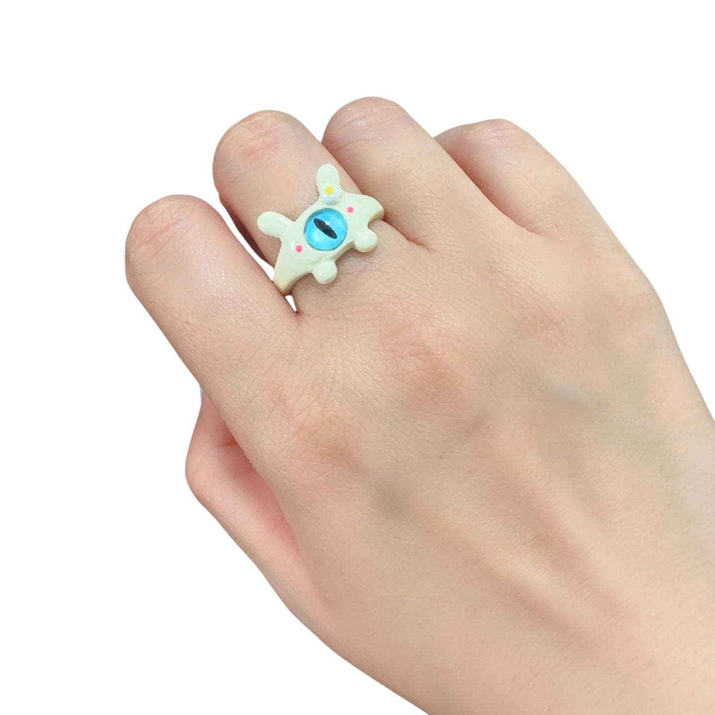 Little Monster Eye Ring ① (White)