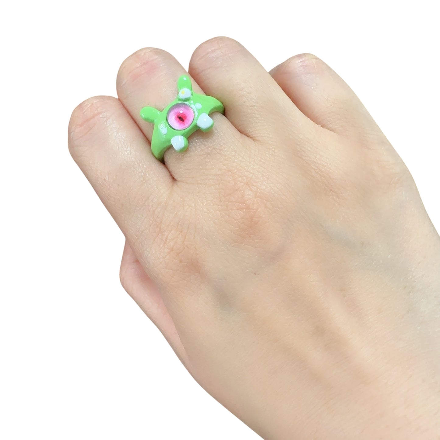 Little Monster Eye Ring ① (Green)